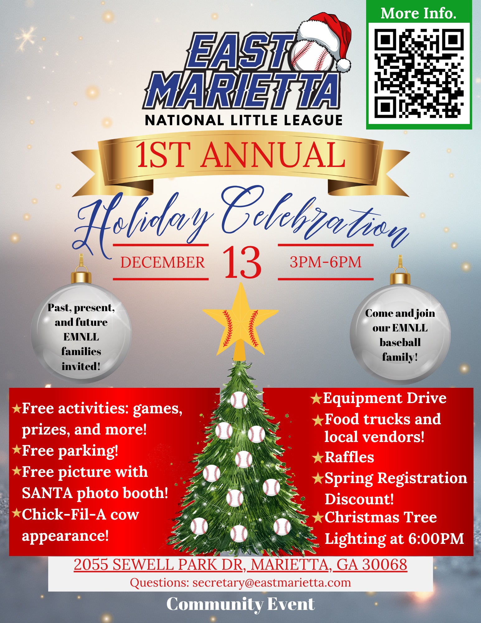 2025 Holiday Party Flyer